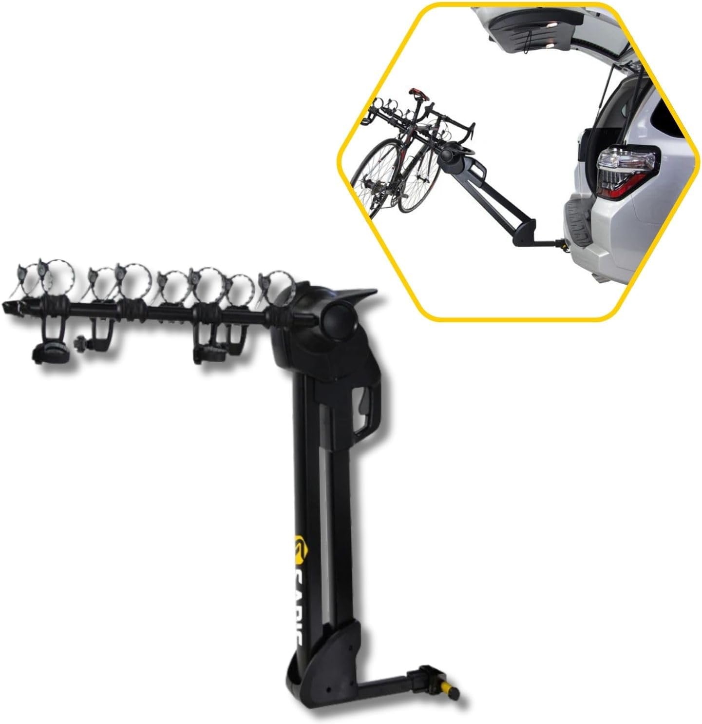 Saris Glide EX Bike Rack - Easy Hitch Installation | Fits 2 Bikes, Adjustable Design