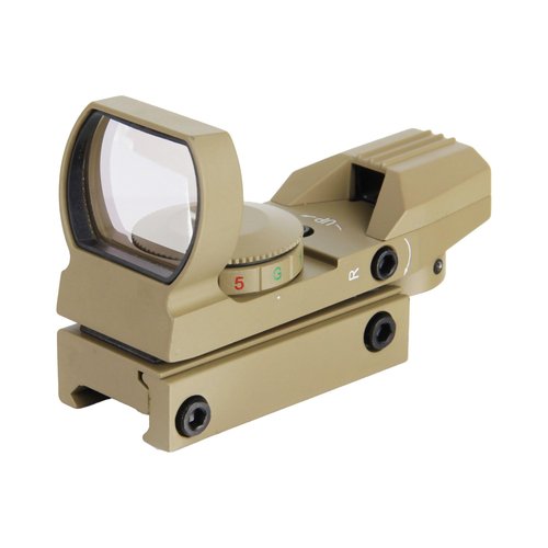 KASENTE Red Green Dot Gun Sight Tactical Reflex Sight with 4 Adjustable Reticles for 20mm Rail Mount