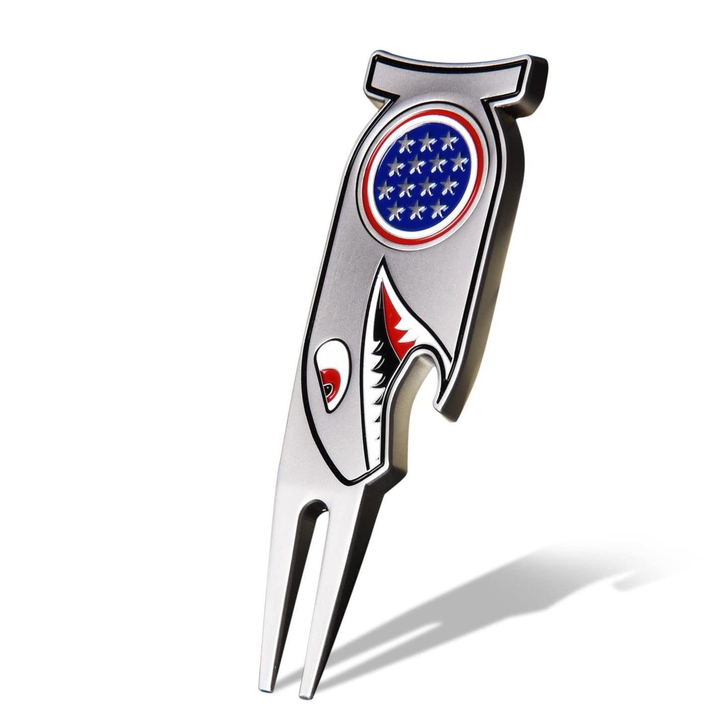 Craftsman Golf Shark Cool 4-in-1 Golf Divot Repair Tool - Bottle Opener - Ball Marker - Tee Holder