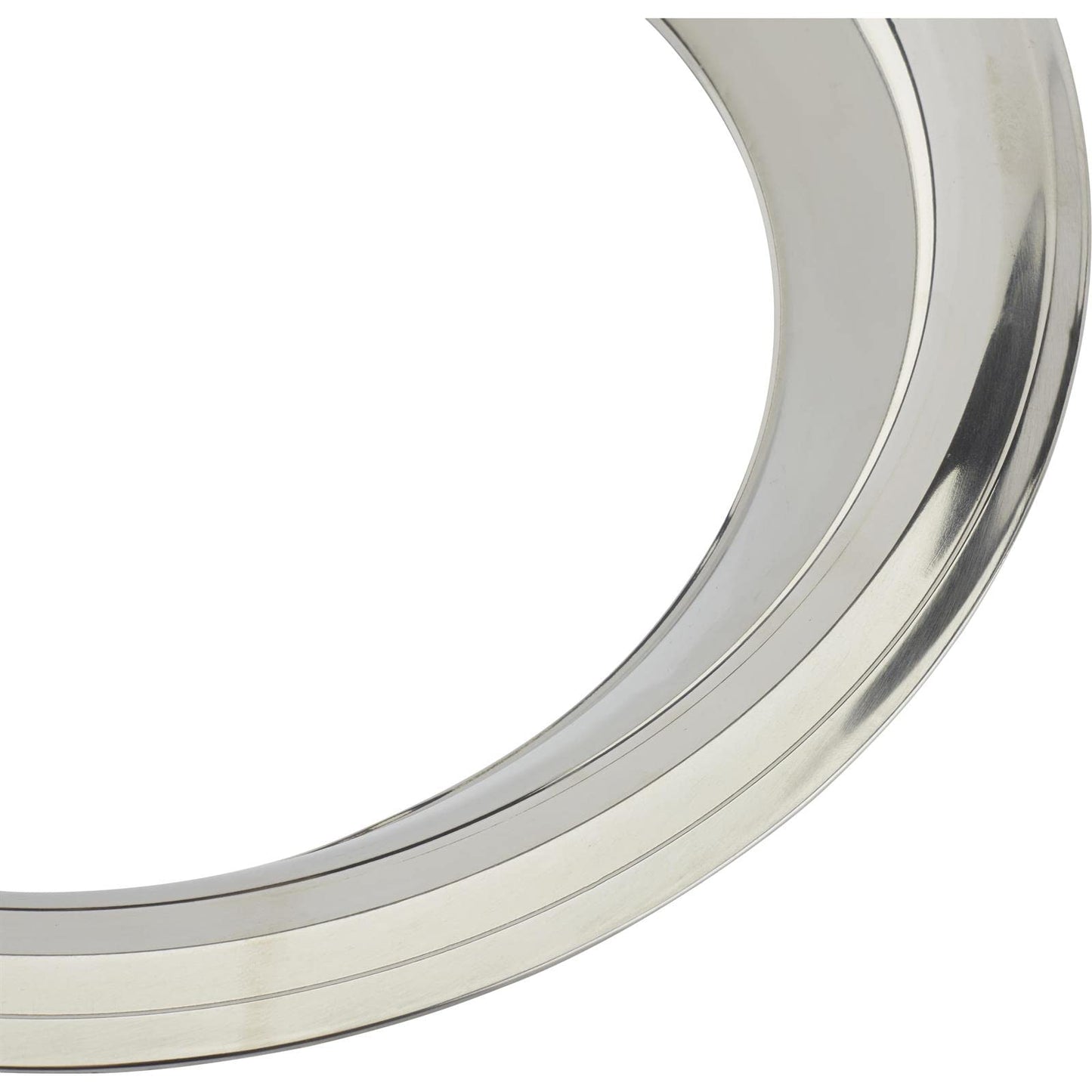 Speedway Motors Stainless Steel Trim Beauty Ring, Designed to Fit 15 Inch Speedway Motors GM Rally Wheel, 15” x 3” Polished Stainless Trim Ring, Single