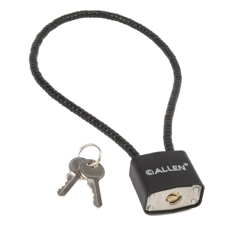 Allen Company Cable Gun Lock for Shotguns, Rifles & Handguns (2 Keys) Black, 15"