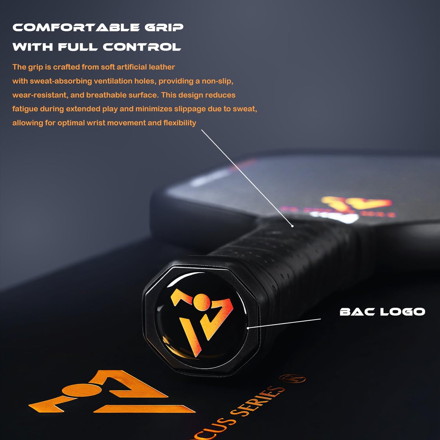 T700 Carbon Fiber Pickleball Paddles, Pickleball Set 16mm Pickle Ball Rackets with CMS Matte Surface Lightweight Honeycomb Core & Durable Edge Guard Protector Larger Sweet Spot