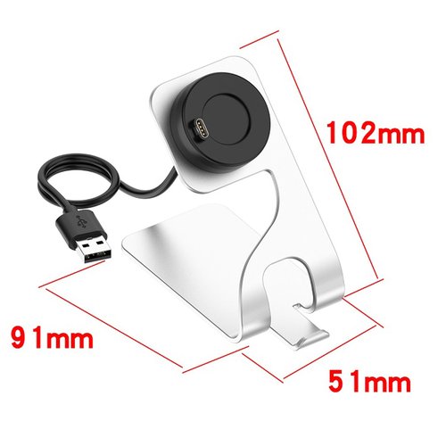 MOTONG Compatible with Garmin Vivoactive 5 USB C Charging Dock, Replacement USB Charger Charging Cables Dock with Desktop Base Holder Stand Compatible with Garmin Vivoactive 5 / Venu 3/3S