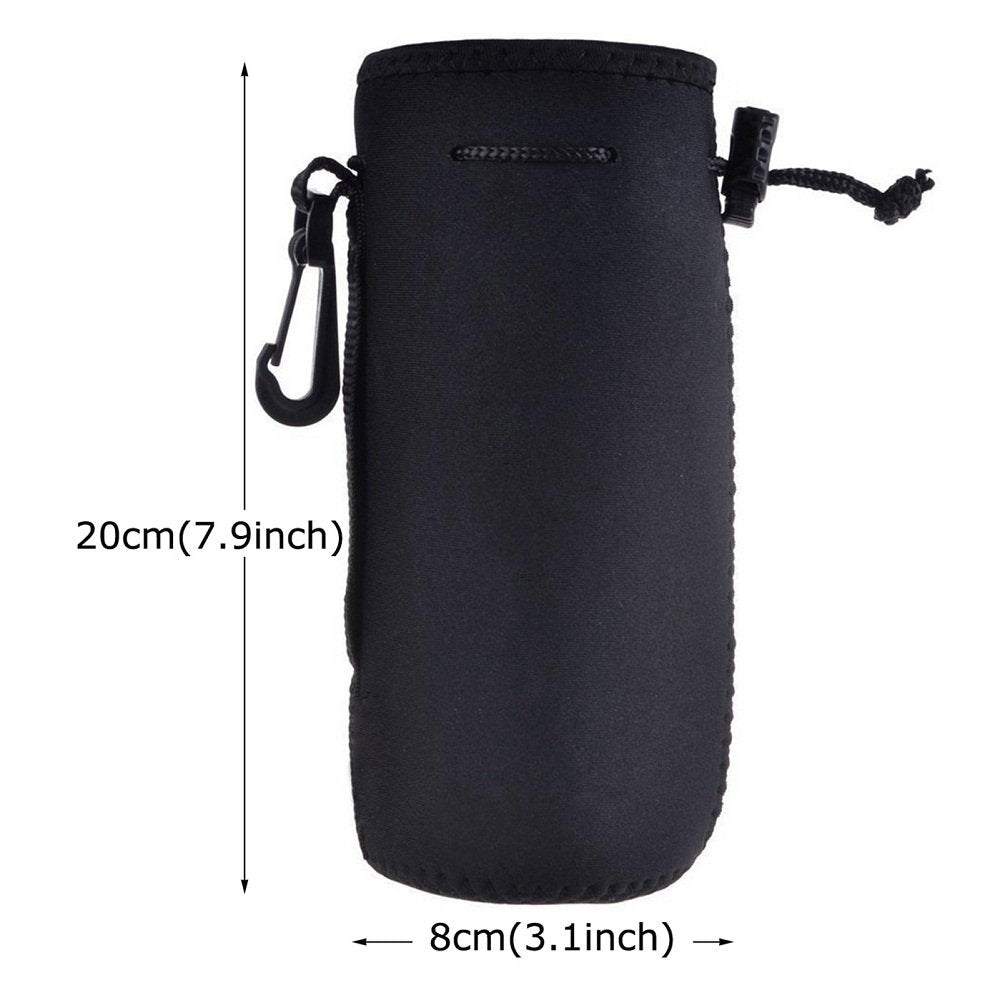 Af-Wan Water Bottle Cooler Carrier,Protable Neoprene Insulated Water Drink Bottle Cover Sleeve Tote Bag Pouch Holder Strap 16oz - 20oz water.1Pack(3pcs) (BBG)