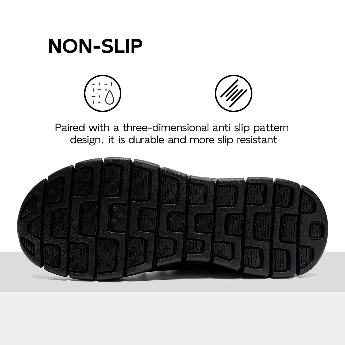MGBDSZ Mens Walking Tennis Shoes Slip On Hiking Running Sneakers Non Slip Fitness Casual Workout Athletic Gym Lightweight Breathable Comfortable Trainers Black US 11