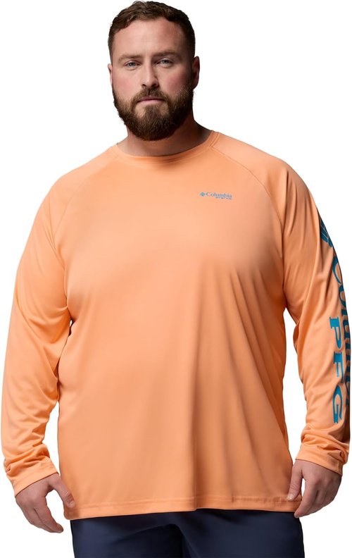 Columbia Men's PFG Long Sleeve Fishing Shirt - Quick-Dry, UV Protection, Lightweight