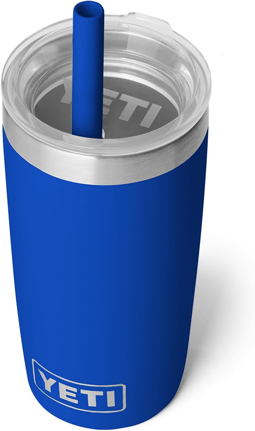 YETI Rambler Jr. 10 Oz Tumbler - Durable Design with Silicone Straw Lid for Easy Drinking