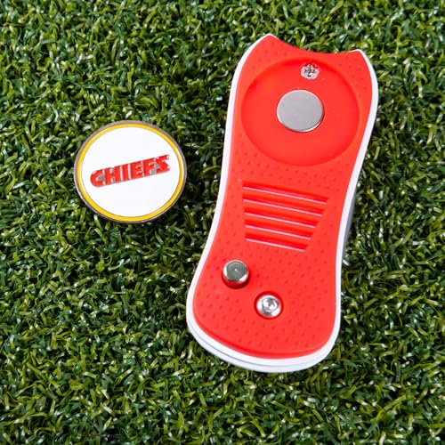 Divot Tool with Magnetic Ball Marker - Lightweight Aluminum Design