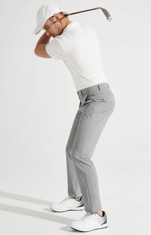 Libin Men's Golf Pants - Quick-Dry Stretch Trousers | Lightweight Casual Workwear in 30"/32"/34" Sizes