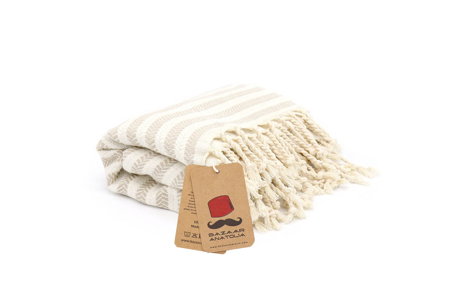 Bazaar Anatolia Turkish Beach Towel 100% Cotton Bath Towels Oversized Boho Farmhouse Decor Sheets Bathroom Towels Sand Free Quick Dry Camping Blanket 71x39 inches