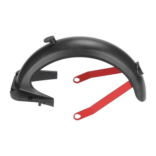 Lveofielygi Rear Mudguard Bracket for Segway Ninebot Max G30 Electric Scooter, Mudguard Support Replacement Accessories for Max G30 Scooter (Black & Red)