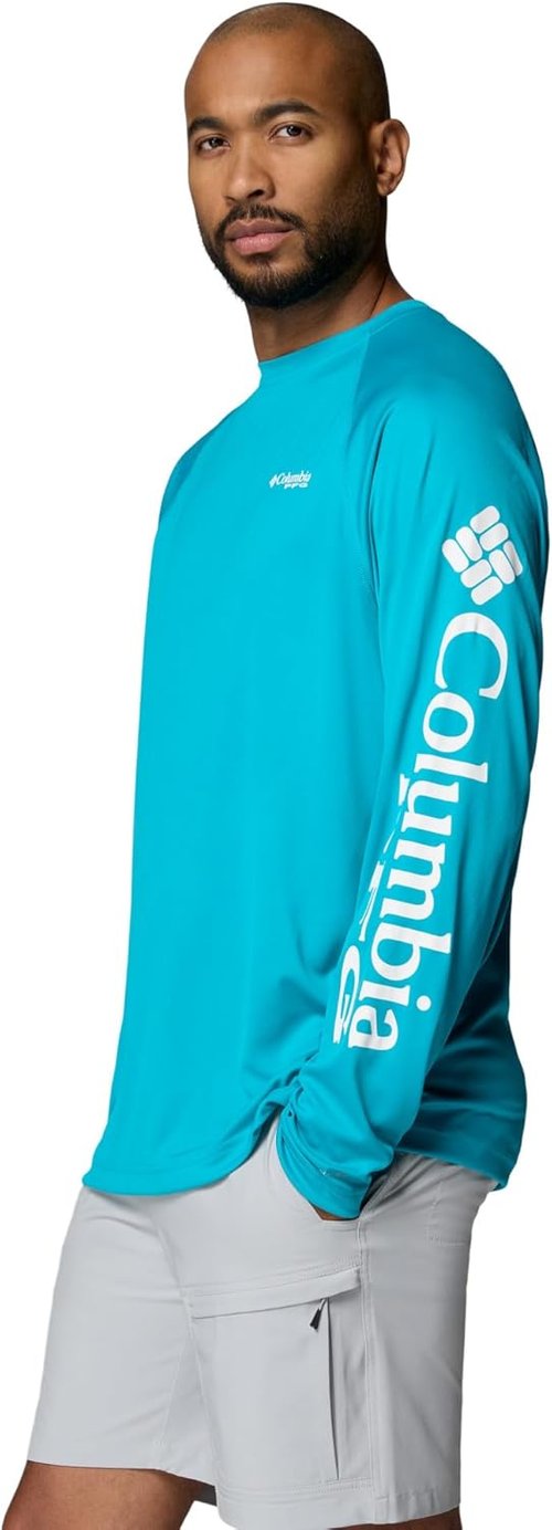 Columbia Men's PFG Terminal Tackle Long Sleeve Fishing Shirt - Quick-Dry Fabric | Lightweight Comfort