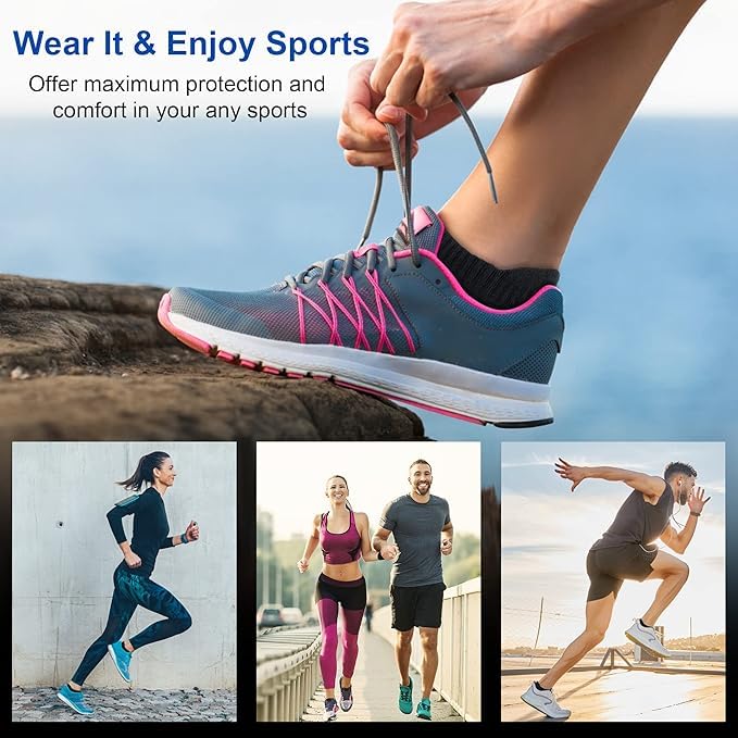 Womens Athletic No Show Ankle Socks - Cushioned Comfort - 5 Pairs White