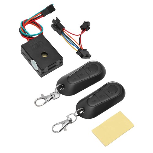 Electric Scooter Anti Theft Device, Remote Control 36‑72V Metal Universal Multifunction ElectricAlarm System for Electric