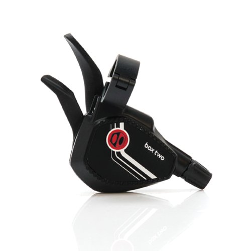 Box Two Prime 9 Multi Shift Non E-Bike Shifter 2 Piece Pull Lever up to 3 Gears Per Click Bicycle Shift Lever Cable for Mountain Bike Shifters