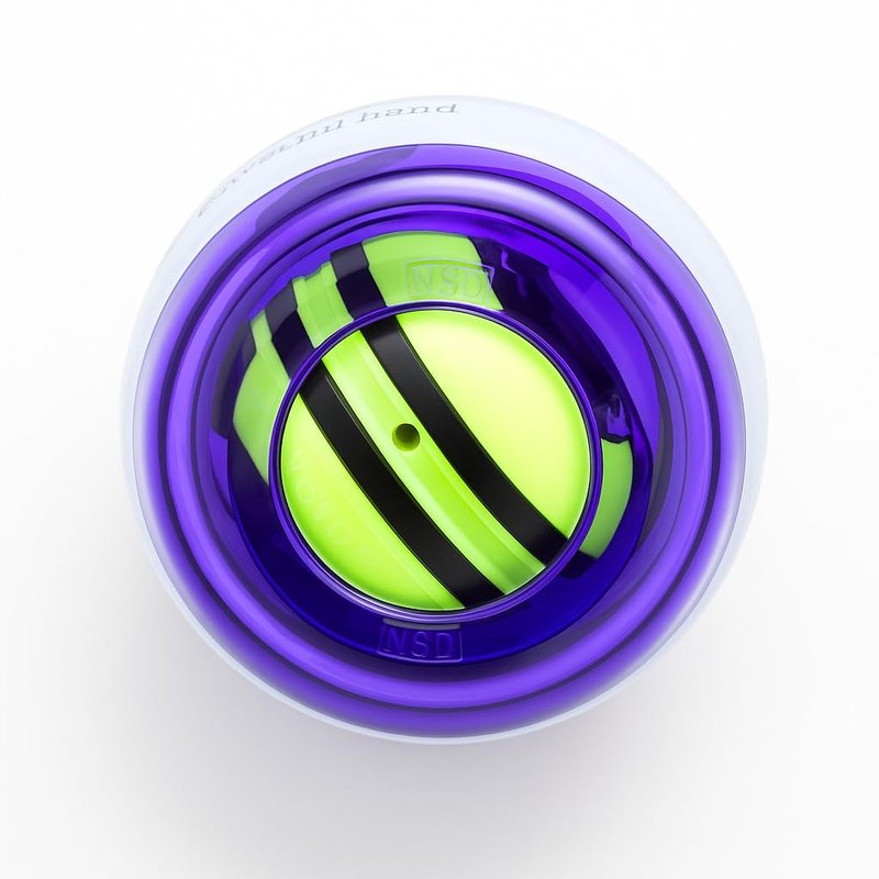 Auto-Start NSD Rainbow Lit Spinner Gyro Ball – Up to 15,000 RPM Premium hand strengthener and wrist exerciser for grip strength training, forearm workout, and pain relief; durable and portable