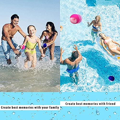 Water Skipping Ball 2-Pack - Blue Water Bouncing Beach Balls