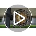 2-Pack Magnetic Golf Cart Misting Fan with 12000mAh Battery