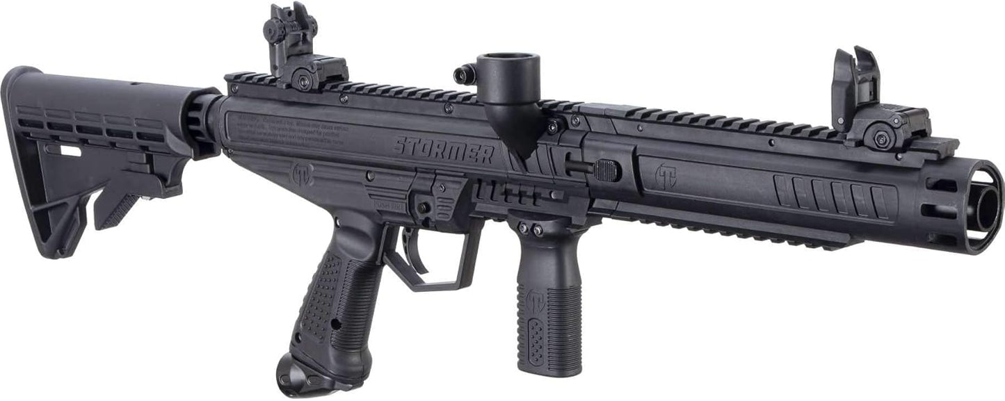 Tippmann Stormer Tactical Marker - High-Performance Paintball Gun | Sleek Black Design