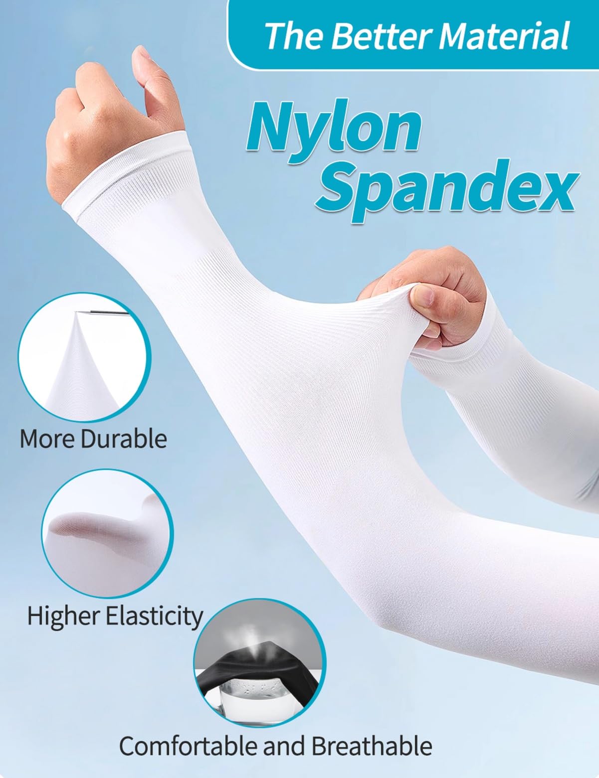 IOFLIGGA 4 Pairs Arm Sleeves for Kids,UV Sun Protection Cooling Arm Sleeves for Youth Boys Girls Toddler,Sports,Running,Baseball,Gaming (4 Black)