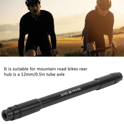 VGEBY Thru Axle, Aluminium Alloy Standard Thru Axle Adapter Rear Fork Thru Axle Skewer Quick Release Skewer Adapter Conversion(142 * 12) Quick Release Axle Adapter