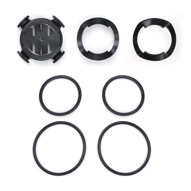 SUKOUSRAM Bike Mount Adapter Compatible with Garmi n GPS Computers,Sport Action Cameras,Bike Lights,Quick Release Strap Mount for Road Mountain Bike MTB Bicycle
