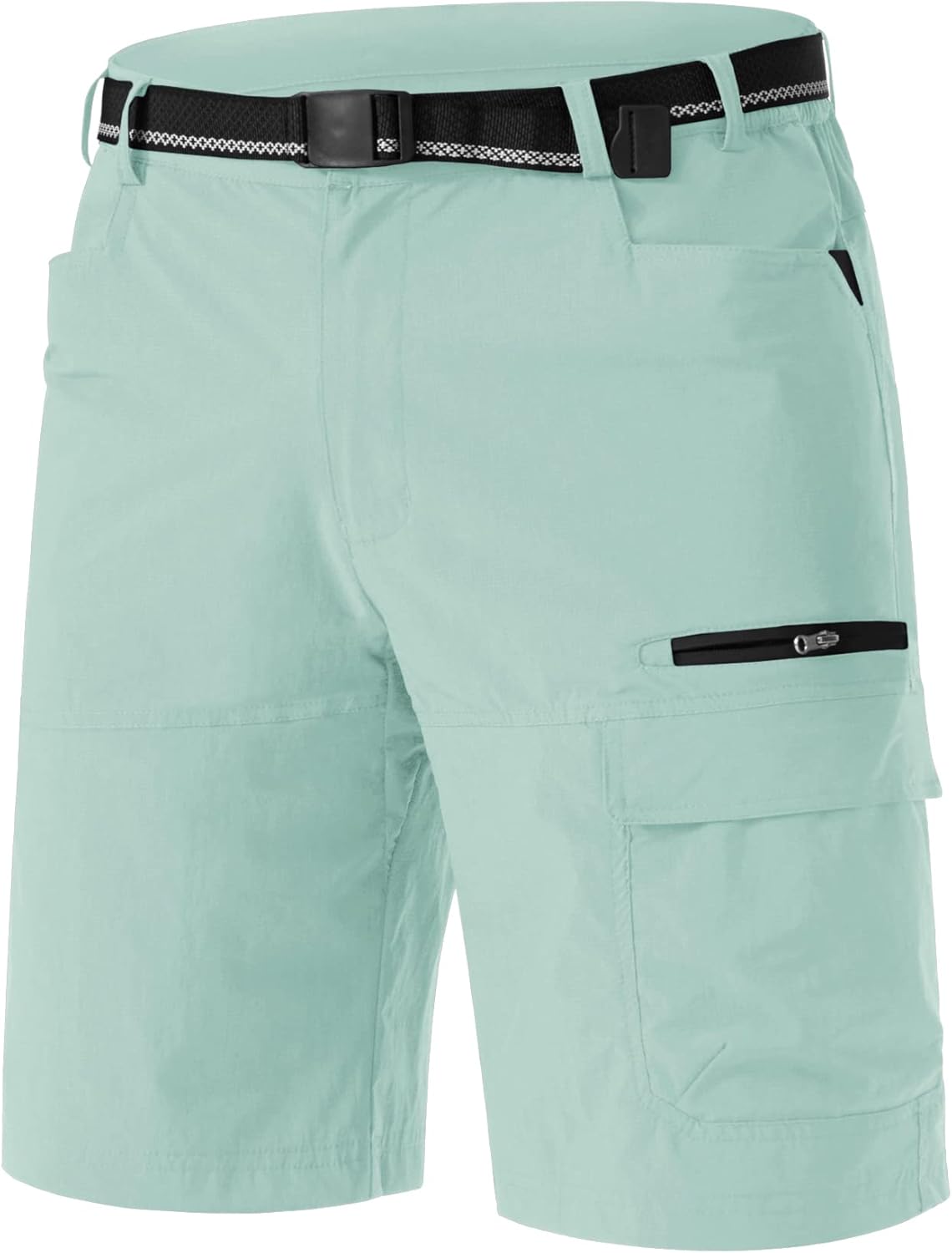 TACVASEN Men's Quick Dry Cargo Shorts - Water Resistant Casual Hiking & Golf Shorts | Summer Comfort
