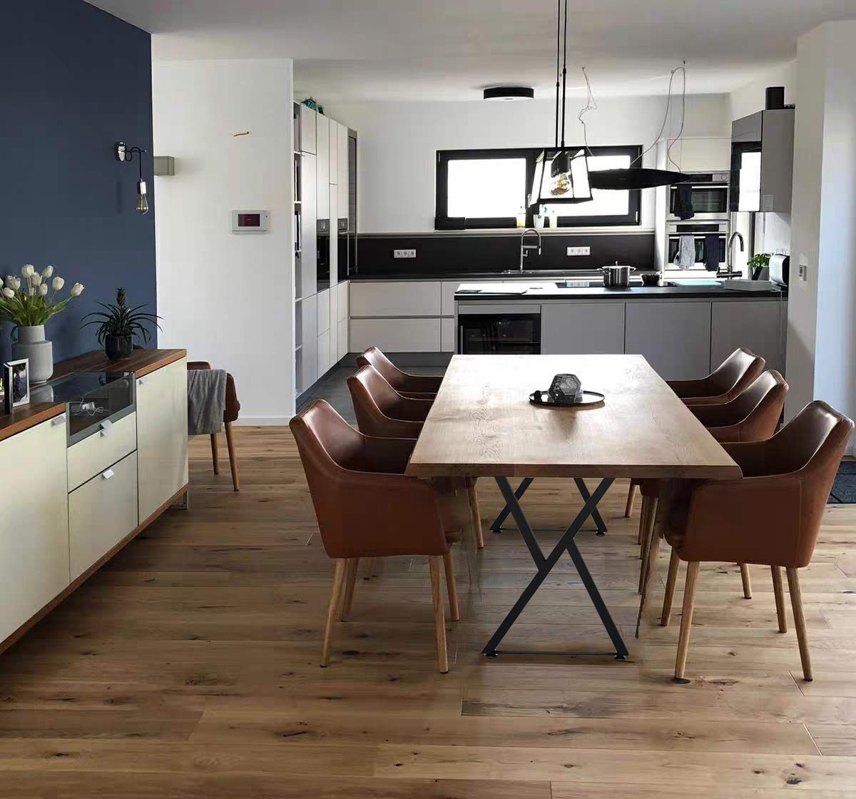 HEONITURE Desk Legs 28" Triangle Shape Table Legs Iron Bench Legs Dining Table Legs Industrial Dining Table, Rustic Decor Table Legs(28” Height 18” Wide, Set of 2)(B)