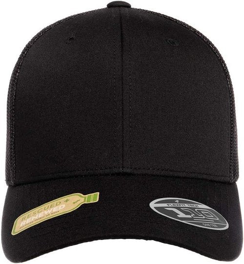 Flexfit | Men's 110 Recycled Trucker Hat - Eco-Friendly Design, Adjustable Fit