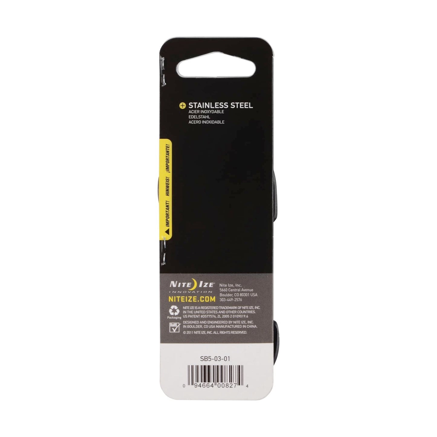 S-BINER #5 BLACK