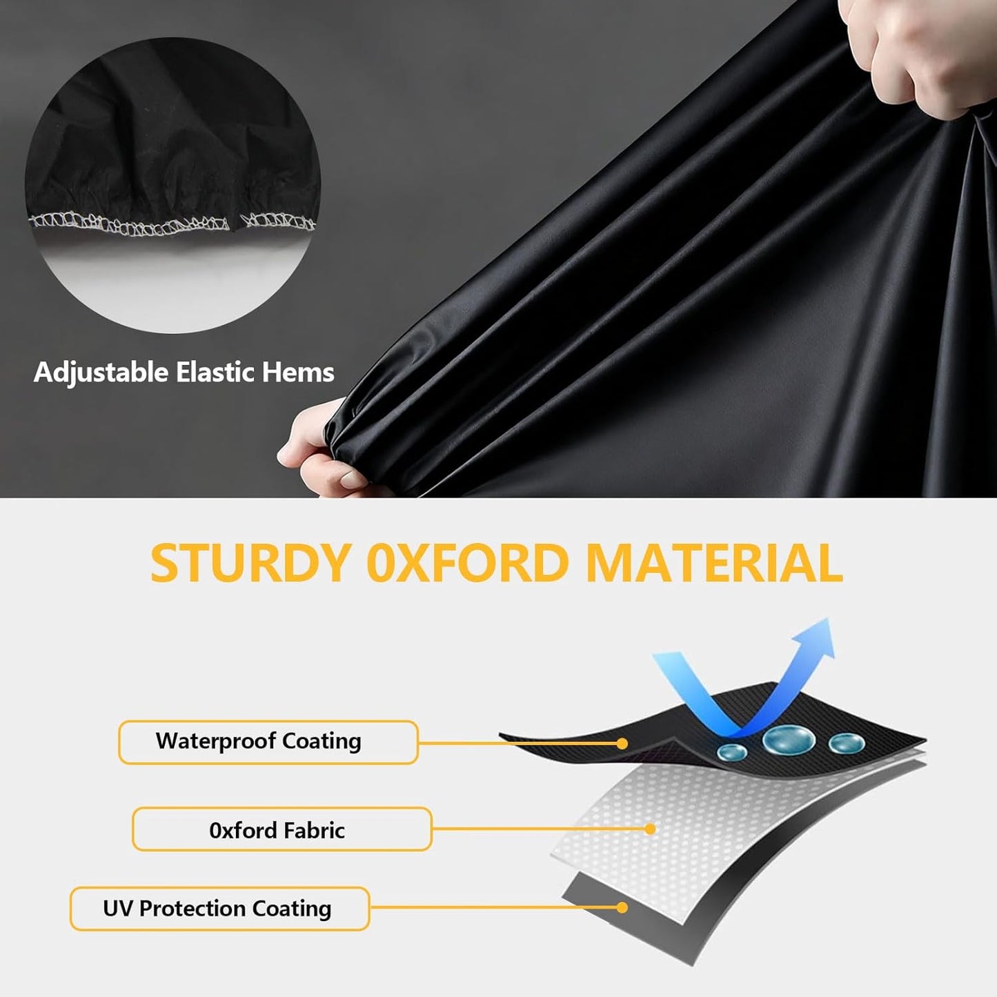 Waterproof Bike Cover - 2XL Outdoor Storage for 2-3 Bikes | Rain, Snow & Dust Resistant for Mountain & Ebike