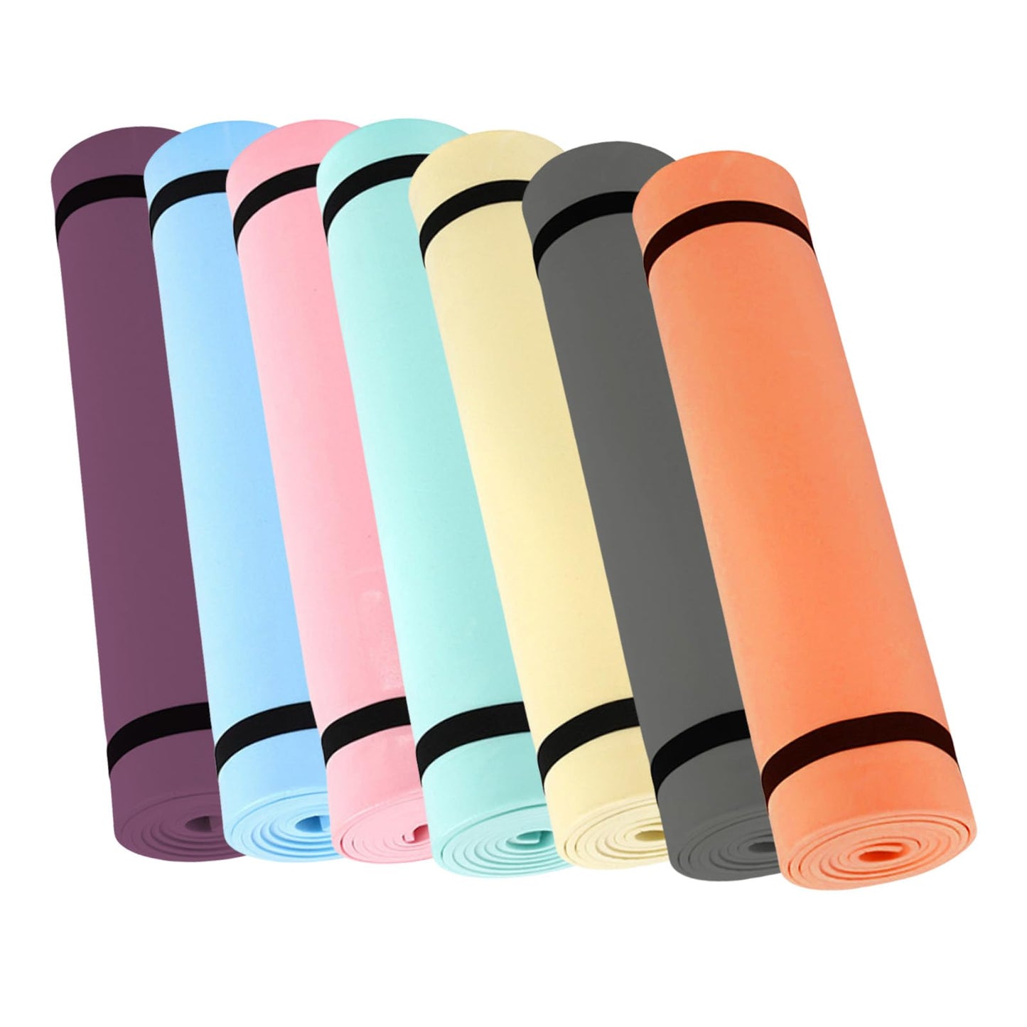 QIEIEI Sports Fitness Mat Exercise Body Building Blanket Nonslip Exercise Pad Gymnastics Mat Fitness Equipment Sports Supplies