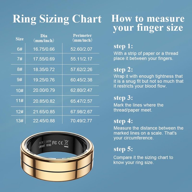UouNeaCo New Smart Ring for Women and Men, Fitness Tracker with Heart Rate Monitor, Sleep Tracker,100+ Sport Modes, Step Counter, IP68 Waterproof, No Subscription Fee for iOS/Android (Black, 10)