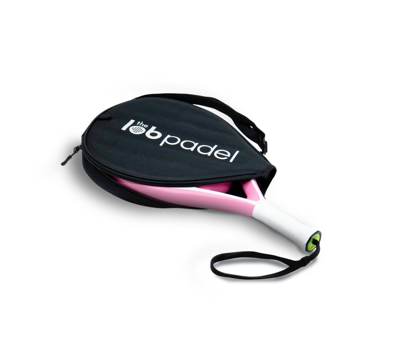 Kids 3K Carbon Fiber Padel Racket – Pink | Round Shape for Control | Lightweight and Great Power