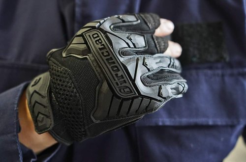 Ironclad Tactical Gloves - Impact Trigger Design | TAA Compliant, Machine Washable, Black, Size M (1 Pair)