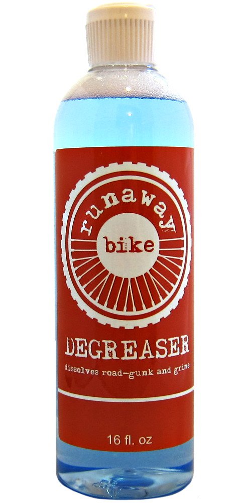 Runaway Bike DEGREASER. A Low-odor, Bio-friendly Degreaser, formulated for use in Bike Chain Cleaners and Scrubbing Tools