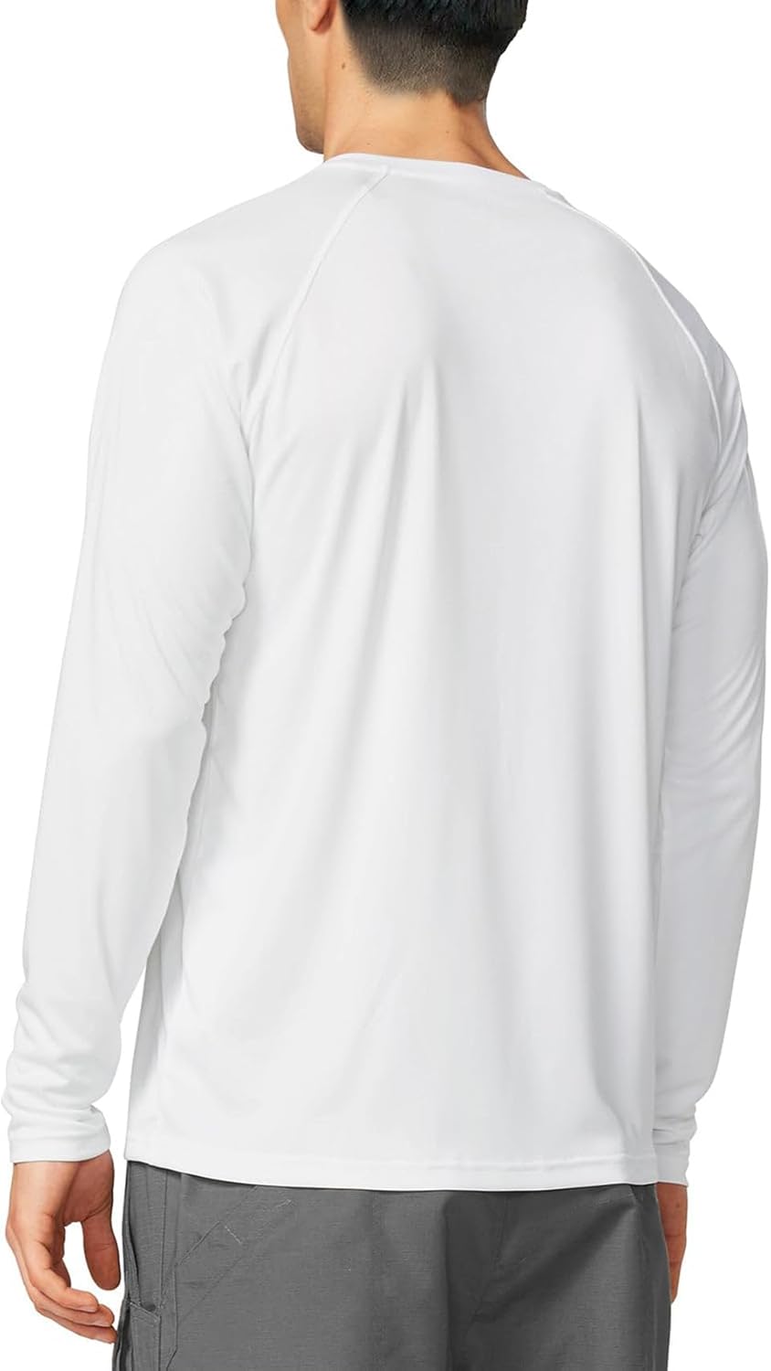 Skiennix Men's Swimming Shirt - Short Sleeve UPF 50 Quick Dry Rash Guard for Fishing & Running
