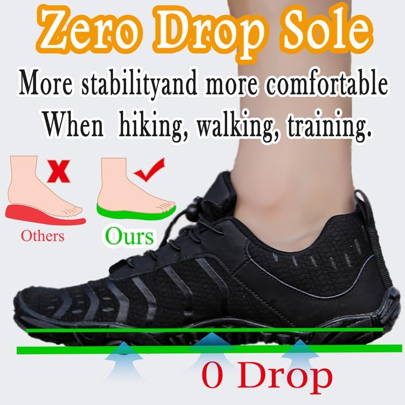 Minimalist Barefoot Shoes for Men and Women - Zero Drop Hiking & Workout Footwear