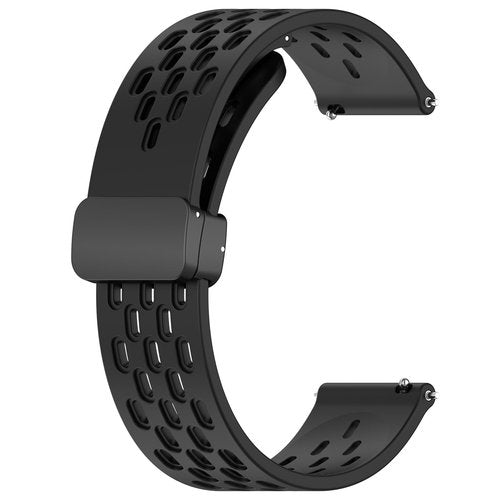 Compatible with 3Plus Vibe Lite BT Bands, Lamshaw Breathable Soft Silicone Magnetic Butterfly Clousure Sport Replacemet Band Straps Compatible with 3Plus Vibe Plus / Vibe + / Vibe+ (Gen 2) / Vibe Lite
