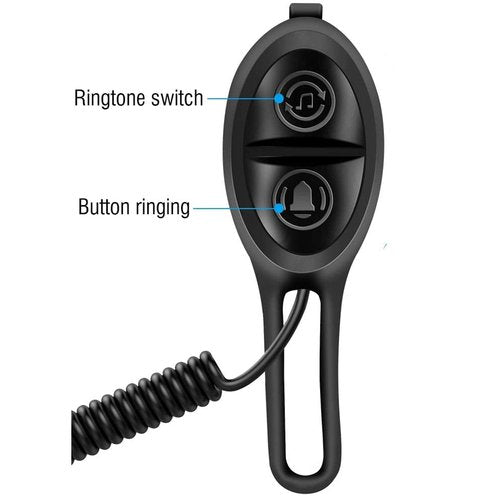 Electric Bike Horn Electronic Bicycle Bell,Latest 4 Soft Sound Modes with Rechargeable Battery,Volume Adjustment 50-120 DB,Waterproof Horn for Women Men Kids' Tricycles Scooter BMX MTB