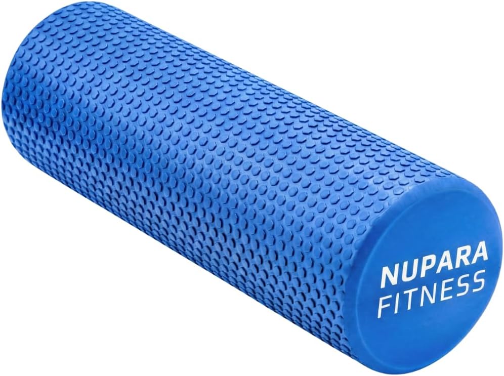 Skiennix Foam Roller - Deep Tissue Muscle Relief for Back & Legs | 18 Inch Dark Blue