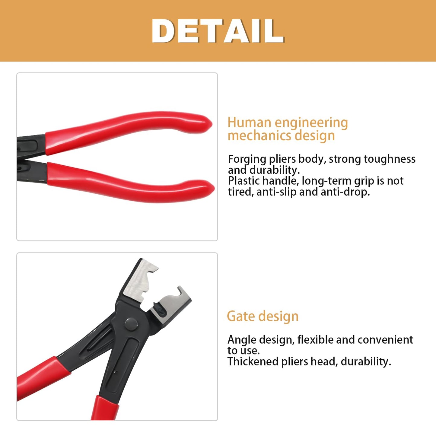 zDwfDc Clic and Clic-R Hose Clamp Pliers Maintenance Tools for Automobile