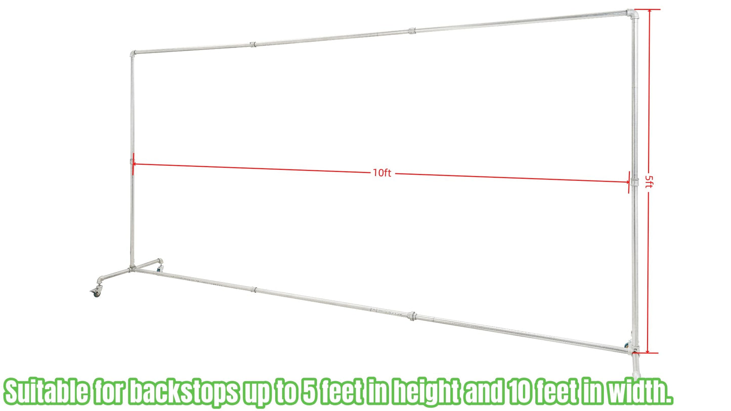 KAINOKAI Archery Backstop Stand Archery Backstop Frame(5x10 ft)