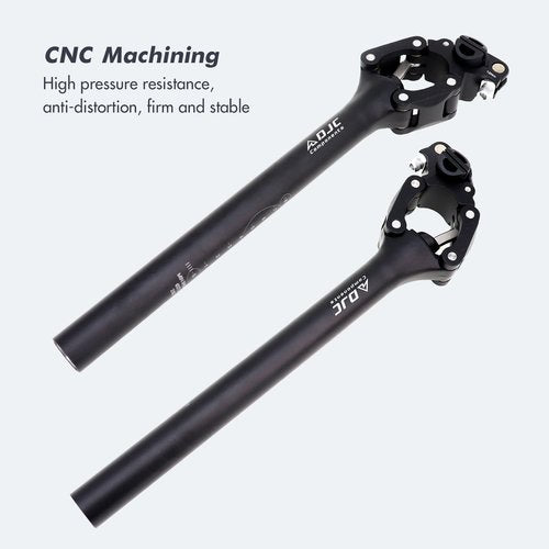 DJC Bike Suspension Seatpost Shock Absorber Seat Post Paralelogramo for MTB Mountain Road Bike Gravel 27.2mm 28.6mm 30mm 30.4mm 30.9mm 31.6mm 33.9mm X 350mm (30.4mm(with Shim Adapter))
