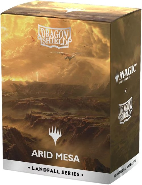 Dragon Shield | Matte Dual Art Sleeves | 100 CT - Premium Smooth & Tough TCG Sleeves for MTG, Pokémon & One Piece | Arid Mesa