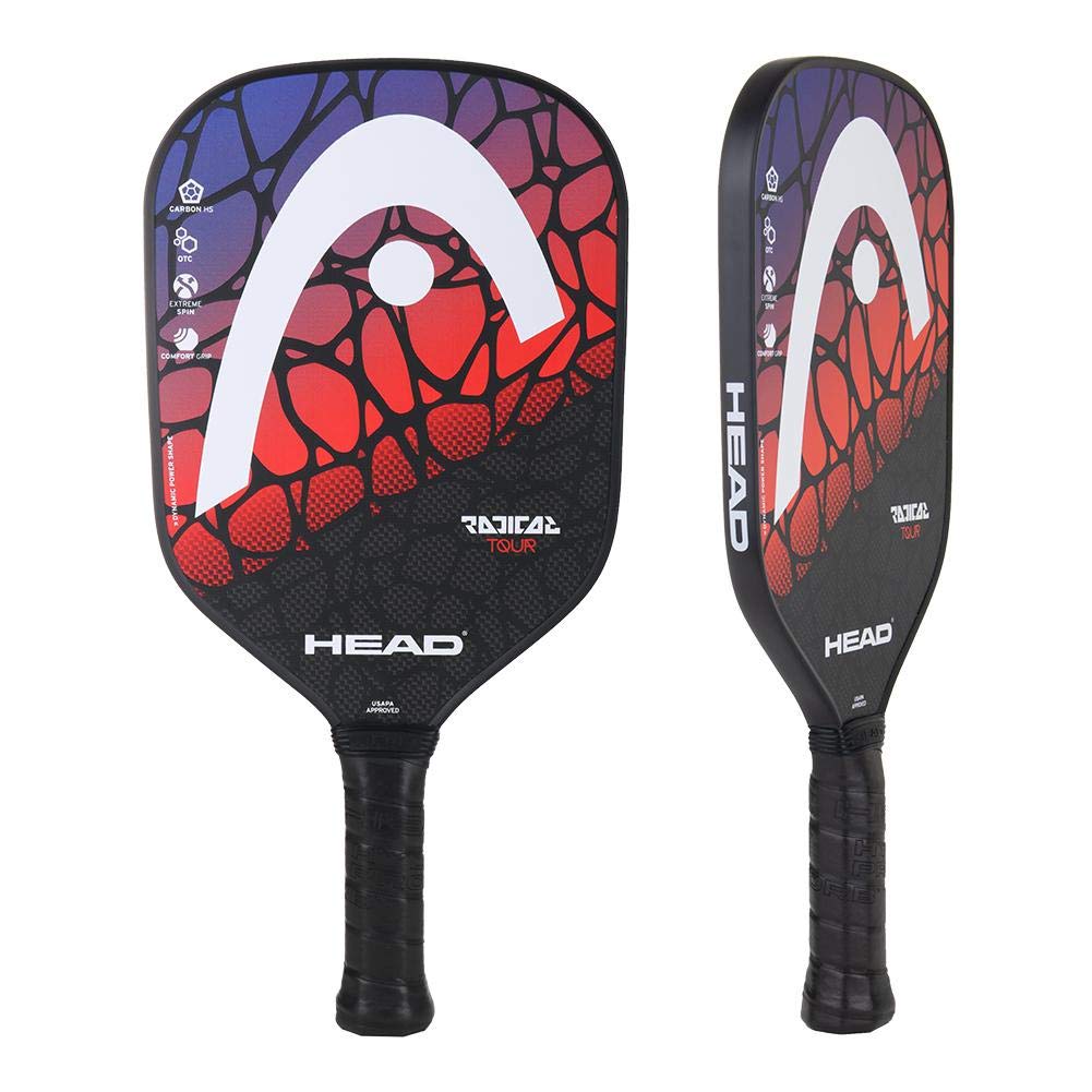 HEAD Graphite Pickleball Paddle - Radical Tour Lightweight Paddle w/Honeycomb Polymer Core & Comfort Grip