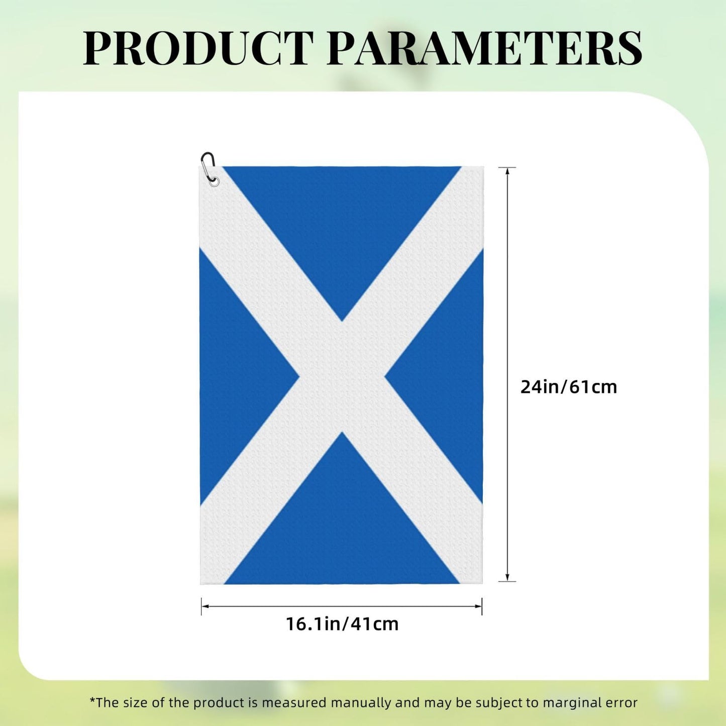 WFUUGNJ Scotland Flag Golf Towel Microfiber Towel Sports Ice Towel Neck Yoga Golf Accessories Gift