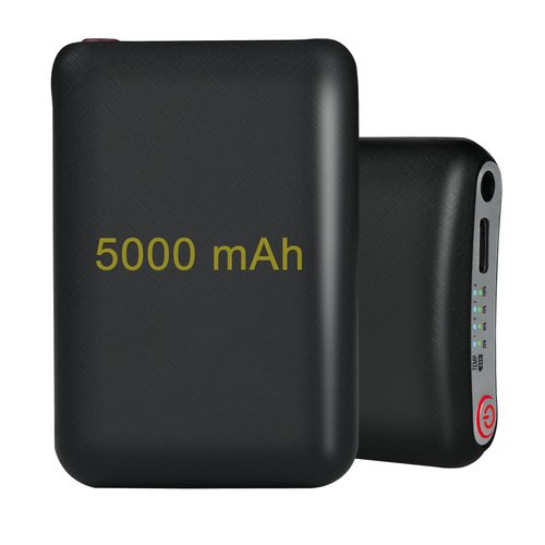 TEKCAM 5V 5000mAh Batteries for Heated Socks Rechargeable with DC Port, 4 Heating Levels Lithium Polymer Batteries Replacement for Women Men Heated Socks, Overcharge & Short Circuit Protection
