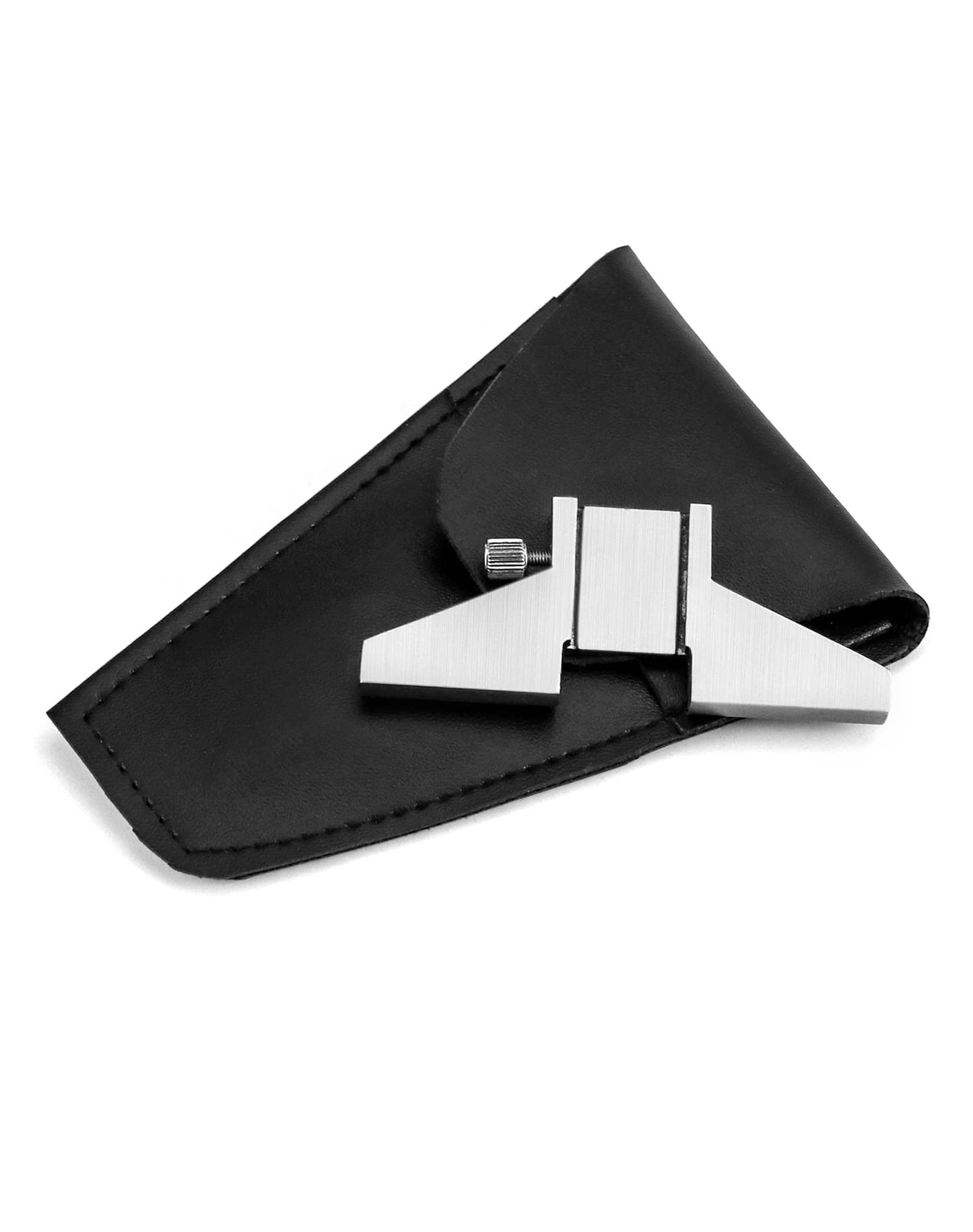 QWORK 2 Pack Caliper Depth Base Carbon Steel T-Bar Attachment for Dial/Digital/Vernier Calipers 4", 6", 8", 12"