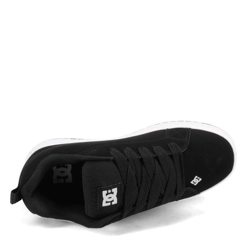 DC Men's Court Graffik Shoe, Black, 6 D D US